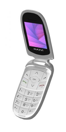 Мобильный телефон MAXVI E1 Silver