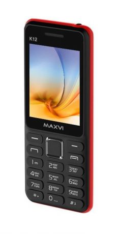 Мобильный телефон MAXVI K12 Black-red