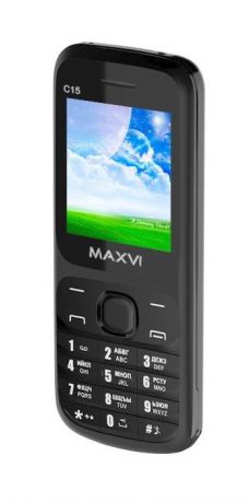 Мобильный телефон MAXVI C15 Black