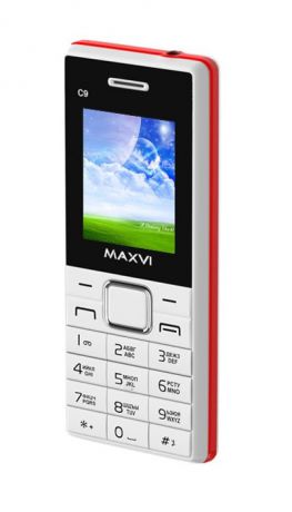 Мобильный телефон MAXVI C9 White-red