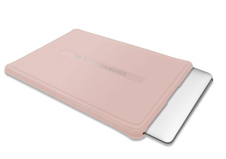 Чехол MacBook Sleeve Clear 12" для MacBook 12" / Air 11" (2014) / Air 11.6" (2015), розовое золото