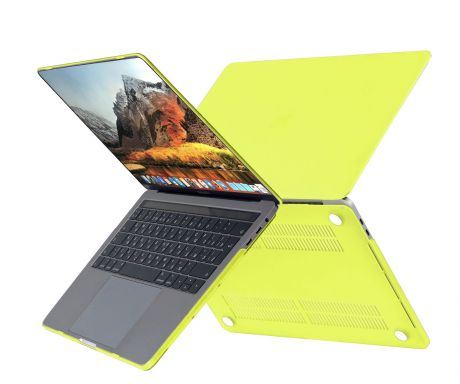 Чехол HardShell Case для Macbook Pro 15 New, желтый