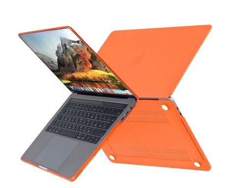 Чехол HardShell Case для Macbook Pro 15 New, оранжевый