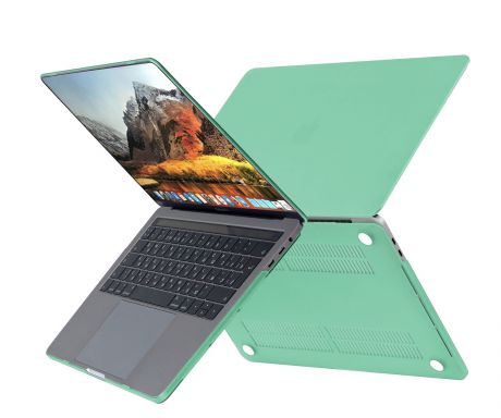 Чехол HardShell Case для Macbook Pro 13 Retina, светло зеленый