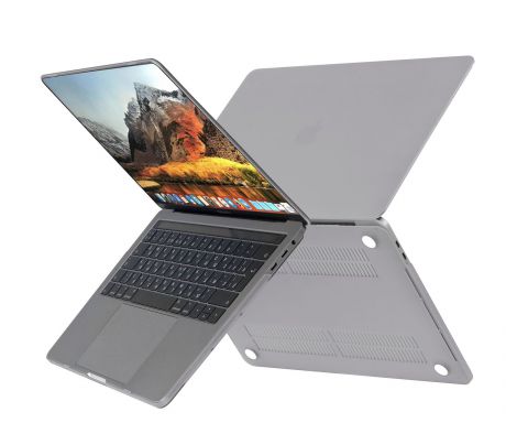 Чехол HardShell Case для Macbook Air 13, светло серый