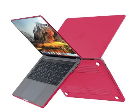 Чехол HardShell Case для Macbook 12, бордовый