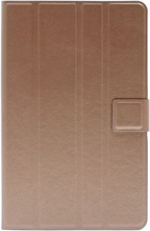 Чехол для планшета Premium uni / silicone straps с экраном от 7' до 8' золотой