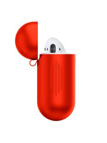 Силиконовый чехол для AirPods (Красный)