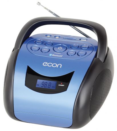Магнитола ECON с Bluetooth, с USB и слотом под SD-карту, с FM радио