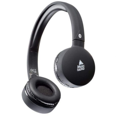 Накладные наушники Bluetooth Music Sound/Cellularline. Black (BTMUSICSOUNDK)