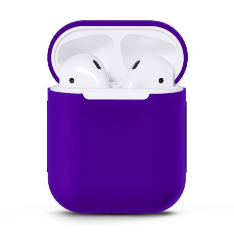 Силиконовый чехол JSK для Apple AirPods, фиолетовый