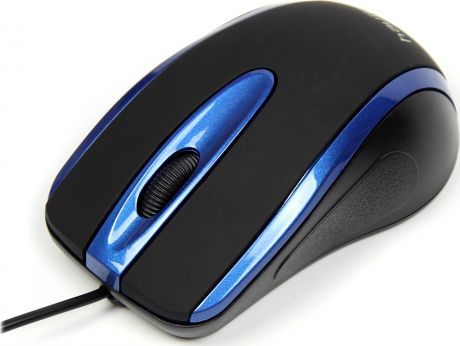 Мышь проводная HV-MS753 USB, black/blue