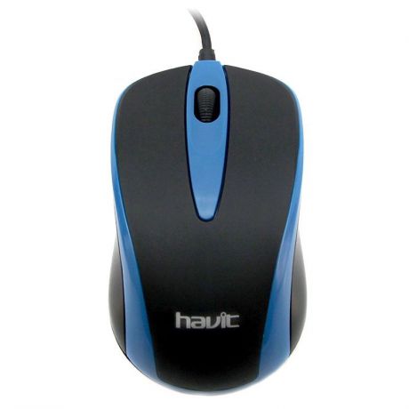 Мышь проводная HV-MS675 USB, blue