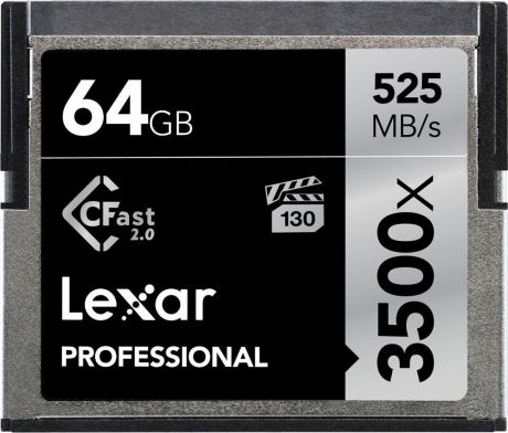 Карта памяти Lexar Compact Flash 64GB 3500x CFast