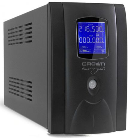 ИБП Crown Micro CMU-SP650IEC LCD USB 650VA390W