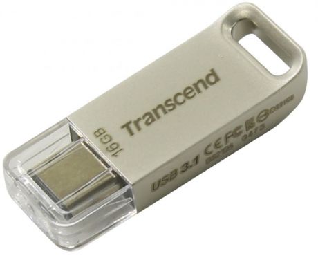 Флеш Диск Transcend 16Gb Jetflash 850 TS16GJF850S USB3.0 серебристый