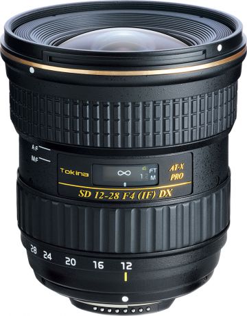 Широкоугольный объектив Tokina AT-X 128 F4 PRO DX N/AF-D (12-28mm) для Nikon