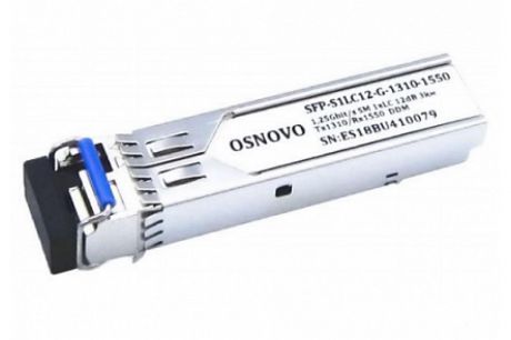 Оптический SFP модуль OSNOVO SFP-S1LC12-G-1310-1550