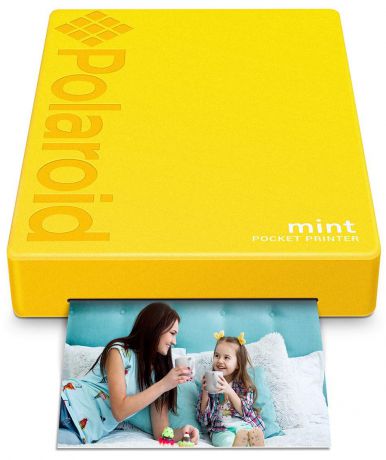 Карманный принтер Polaroid Mint, желтый