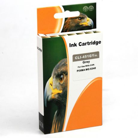 Картридж Inko для CLI-451GY XL серый повышенной емкости