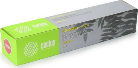 Картридж Cactus CS-O530Y, желтый, для лазерного принтера