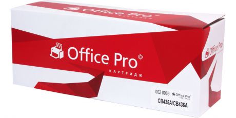 Картридж Office Pro© №35A CB435A, черный, для лазерного принтера
