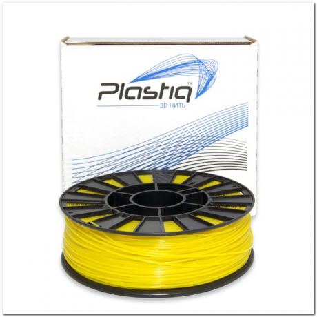 Пластик PETG для 3D печати Plastiq желтый, 1.75 мм, 300м