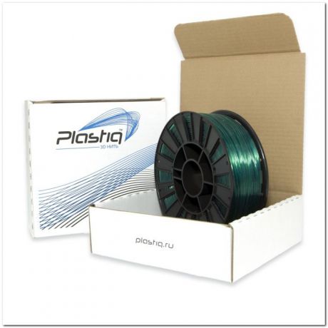 Пластик PETG для 3D печати Plastiq зеленый, 1.75 мм, 300м
