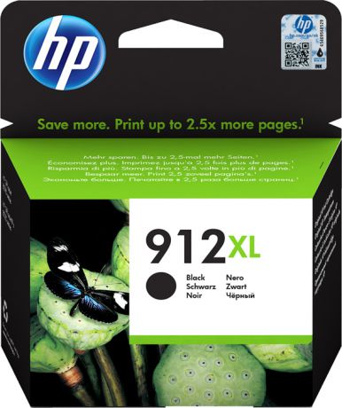 Картридж HP, для HP OfficeJet 801x/802x, 3YL84AE, черный