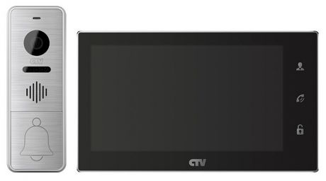Комплект видеодомофона CTV-DP4706AHD, черный