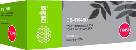 Тонер-картридж Cactus CS-TK450, черный, для лазерных принтеров