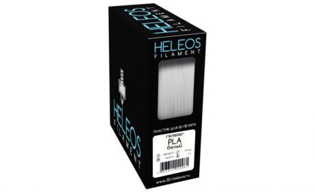 PLA пластик Heleos 1.75 мм белый 1 кг