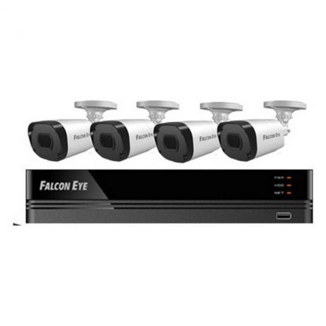 Система видеонаблюдения Falcon Eye FE-2104MHD КИТ SMART, белый, черный