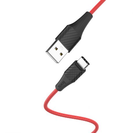 USB кабель Hoco X32 Excellent, Type C, 1м, красный