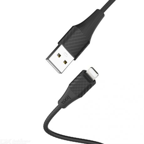 USB кабель Hoco X32 Excellent, Lightning, 1м, черный