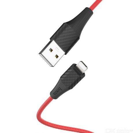 USB кабель Hoco X32 Excellent, Lightning, 1м, красный