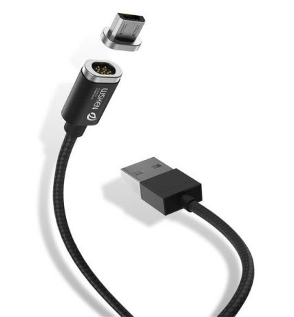 Магнитный кабель USB - micro USB WSKEN X-cable mini 2 - Черный