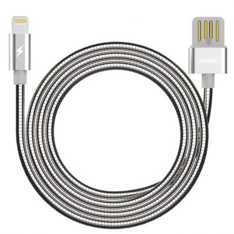 USB кабель Remax RC-080i Lightning серебряный
