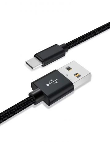 Кабель Xiaomi Mi Braided USB / Type-C Cable 100 cm Black