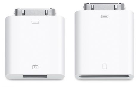 Адаптер iNeez Camera Connection Kit For Apple iPad (30-pin) 2 в 1 в бумажном блистере,110050,белый