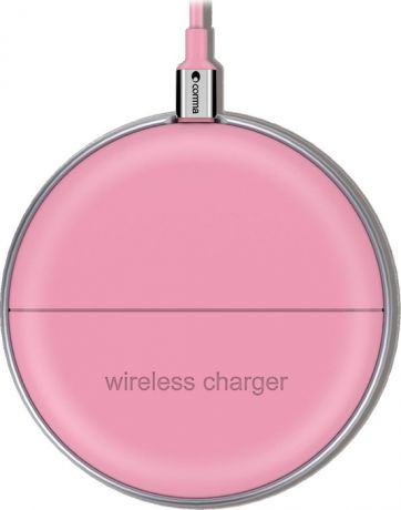 Беспроводное зарядное устройство Comma Kinyo Ultra-Thin Wireless Charger, розовый