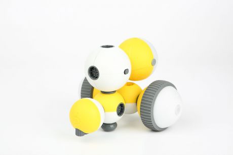 Программируемый робот Bell Robot Детский конструктор-робот Mabot A, желтый, белый