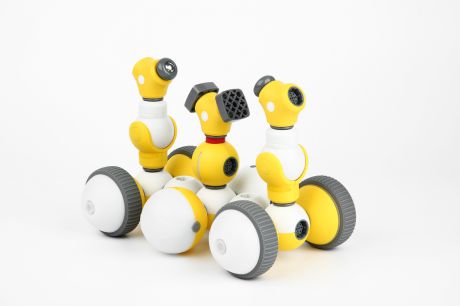 Программируемый робот Bell Robot Детский конструктор-робот Mabot C, желтый, белый