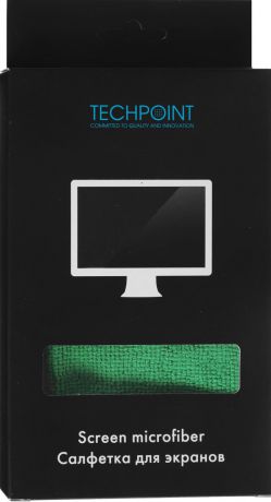 Салфетка для ухода за LCD экранами Techpoint "Screen Cleaning Microfiber", 35 х 35 см