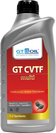 Трансмиссионное, синтетическое масло вариатора (CVT) GT CVTF Multi, 1 л