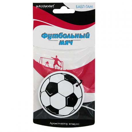 Ароматизатор воздуха "Футбольный мяч 2D" ,"Бабл-Гам", AutoStandart, Россия 105733