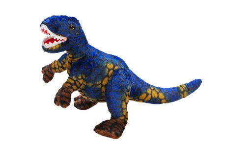 Мягкая игрушка Динозавр Тиранозавр, синий