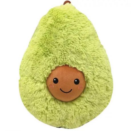 Плюшевая игрушка авокадо (темно - зеленое) 40 см