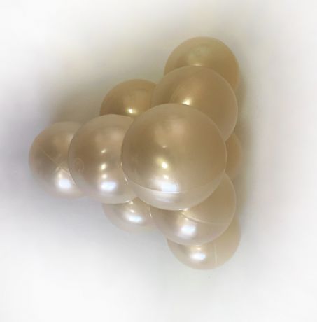 Набор шариков для игрового бассейна Hotenok, цвет: золотистый, диаметр 7 см, 50 шт