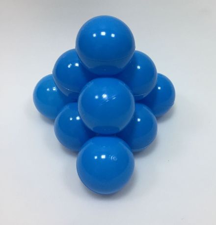 Набор шариков для игрового бассейна Hotenok, цвет: голубой, диаметр 7 см, 50 шт